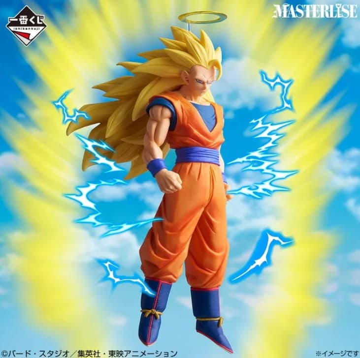 ICHIBAN KUJI DRAGON BALL BATTLE OF THE SUPER SAIYAN - A PRIZE SON GOKU SUPER SAIYAN 3 MASTERLISE FIGUREICHIBAN KUJI DRAGON BALL BATTLE OF THE SUPER SAIYAN - A PRIZE SON GOKU SUPER SAIYAN 3 MASTERLISE FIGURE