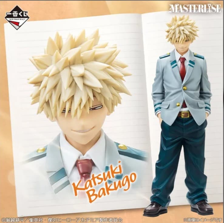 ICHIBAN KUJI MY HERO ACADEMIA SPUN TOGETHER FEELINGS - B PRIZE KATSUKI BAKUGO MASTERLISE FIGURE U.A. HIGH SCHOOL 1-A